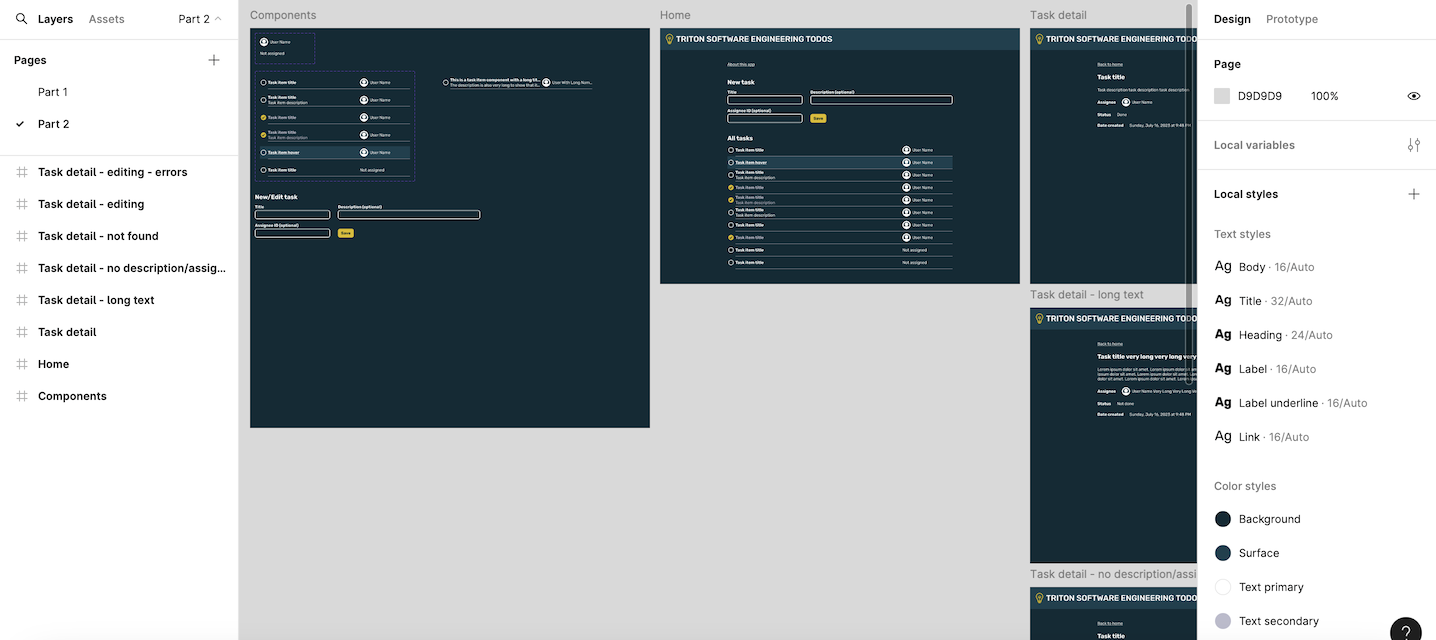 Screenshot of part 2 of the onboarding guide design prototype